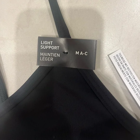 Adidas Women's Light Support Training Bra size M black color - Picture 3 of 4